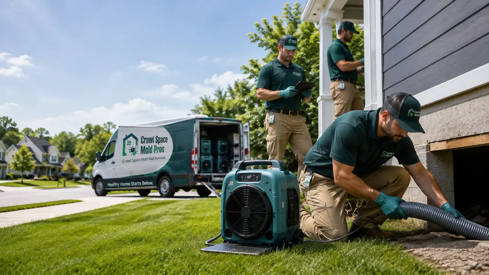 Crawl Space Mold Removal in Woodstock, MD